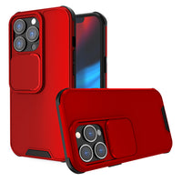 Rugged Shockpoof Slide Lens Protection Case for iPhone 13 series