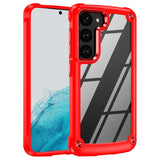 Shockproof Bumper Transparent Hard PC Soft Case For Samsung Galaxy S23 S22 S21 series