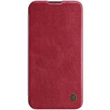 Leather Flip Case with Slide Camera for iPhone 14 series