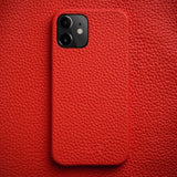 Full Grain Genuine Leather Cover For iPhone 12 11 Series