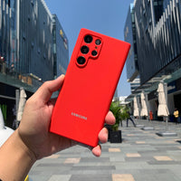 Silky Silicone Case for S22 Ultra Plus