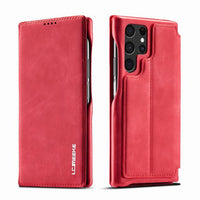 Magnetic Flip Leather Wallet Case for Samsung Galaxy S22 series