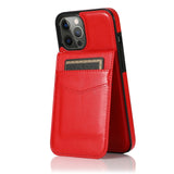 2021 NEW Vertical Leather Flip Cover Card Holder Case For iPhone 12 Series