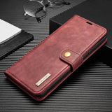 Luxury Genuine Leather Card Wallet Flip TPU Magnet Case For Samsung Galaxy S21 Series