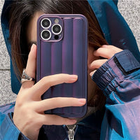 Luxury Puffer Roman Columnar Soft Case for iPhone 13 12 11 Pro Max Mini