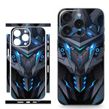 Futuristic Honeycomb Decal Skin 3M Wrap Dazzling Sticker Protector for iPhone 15 14 13 12 series