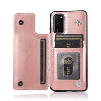 Luxury Slim Fit Leather Wallet Cardholder Case For Samsung Galaxy S20 Note 20 S20 FE