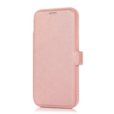 Flip Card Slide Camera Lens Protection PU Leather Phone Case For iPhone 13 12 11 Pro Max Mini