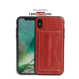 PU Leather case for iPhone 8 7 6 6s plus case Back Cover Protective Card built in kickstand Holder Wallet Phone Bag for iPhone X