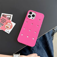 Breathable Hole Matte Soft Silicone Cases For iPhone 14 13 12 series