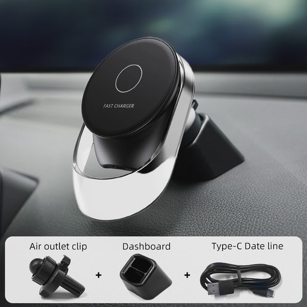 Magnetic Wireless Car Charger Mount Adsorbable 15W Fast Wireless Charging Holder For iPhone 14 13 12 series