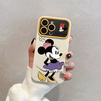 Cute Cartoon Couple TPU Case for iPhone 15 14 13 12 series