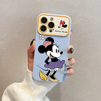 Cute Cartoon Couple TPU Case for iPhone 15 14 13 12 series