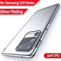 Luxury Ultra-thin Plating Soft Silicone Protective Case for Samsung Galaxy S20 & Note 20 Series