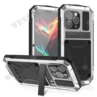 Rugged Armor 360 Full Phone Metal Aluminum Shockproof Case For iPhone 15 series