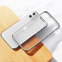 Luxury Laser Plating Soft Semi Transparent Matte Full Protection Case For iPhone 11 Series