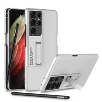 Luxury Ultra Thin Shockproof with S Pen Slot Stand Case for Samsung Galaxy S22 S21 Ultra Plus