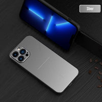 Aluminum Metal Bumper Wireless Charging Scratch Resistant Case for iPhone 13 12 11 Series
