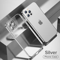 Full Lens Cover Shockproof Plating Case For iPhone 13 12 11 Series