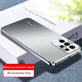 Magnetic Metal Lens Protection Case for Samsung Galaxy S21 S22 Ultra Plus