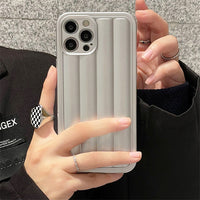 Luxury Puffer Roman Columnar Soft Case for iPhone 13 12 11 Pro Max Mini