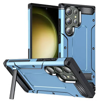 Military Grade Durable Hard Case With Foldable Kickstand For Samsung Galaxy S24 S23 S22 S21 Ultra Plus