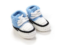 Multicolor Knitted Baby Crib Shoes Handmade