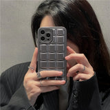 3D Square Cube Silicone Case for iPhone 14 13 12 series