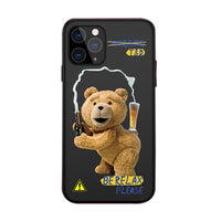 Cool Teddy Bear Case For iPhone 14 13 12 series