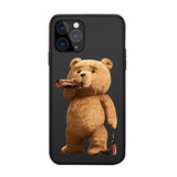 Cool Teddy Bear Case For iPhone 14 13 12 series