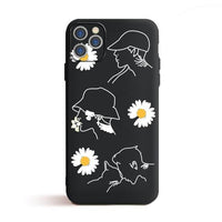 Fashion Flowers Soft Phone Case For iPhone 12 11 Series