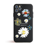 Fashion Flowers Soft Phone Case For iPhone 12 11 Series