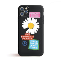 Fashion Flowers Soft Phone Case For iPhone 12 11 Series