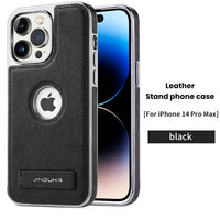 Luxury Leather Fold Stand Bracket Holder Shockproof Silicone Case For iPhone 14 13 12 series