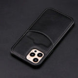 Luxury Leather Textured Card Slots Shockproof Wallet Case For iPhone 15 14 13 12 series