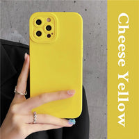 Camera Protector Candy Color Soft Matte Case For iPhone 13 12 11 Series