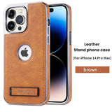Luxury Leather Fold Stand Bracket Holder Shockproof Silicone Case For iPhone 14 13 12 series