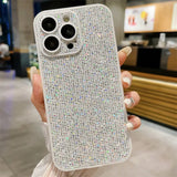 Full Lens Protection Glitter Rhinestone Shiny Diamond Shockproof Case For iPhone 15 14 13 12 series