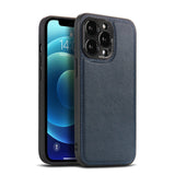 Solid Color PU Leather Camera Protection Case for iPhone 13 12 11 Pro Max