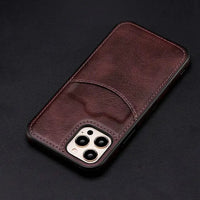 Luxury Leather Textured Card Slots Shockproof Wallet Case For iPhone 15 14 13 12 series