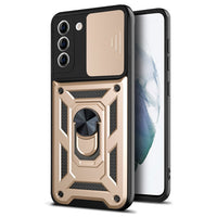 Camera Lens Protector Shockproof Magnetic Finger Ring Holder Case For Samsung Galaxy S21 S20 Note 20 Series