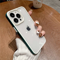 Shockproof Bumper Acrylic Silicone Clear Case For iPhone 13 12 11 Series