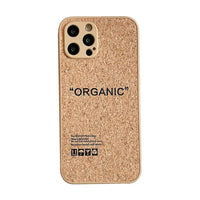 Environmental Wood Compress Sawdust Soft Breathable Cork Cooling Case For iPhone 15 14 13 12 series