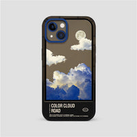 Snow Mountain Sunset Clear Case with Invisible Stand for iPhone 13 12 11 Pro Max