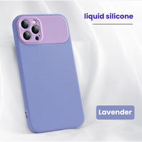 Camera Protection Liquid Silicone Case for iPhone 14 13 12 11 series