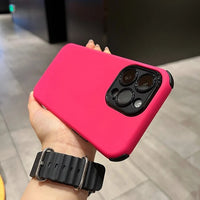 Gradient Color Matte Soft Silicone Case For iPhone 15 14 13 series