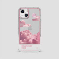 Snow Mountain Sunset Clear Case with Invisible Stand for iPhone 13 12 11 Pro Max