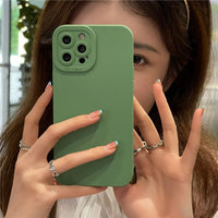 Camera Protector Candy Color Soft Matte Case For iPhone 13 12 11 Series