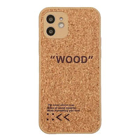 Environmental Wood Compress Sawdust Soft Breathable Cork Cooling Case For iPhone 15 14 13 12 series