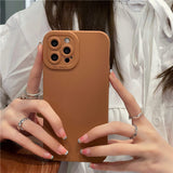 Camera Protector Candy Color Soft Matte Case For iPhone 13 12 11 Series